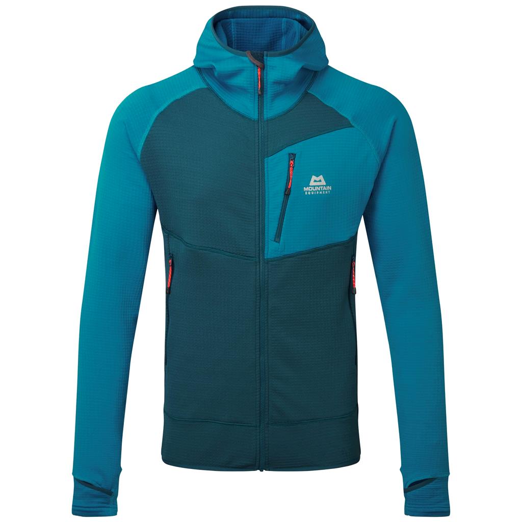 Eclipse Hooded Jacket - Majolica Blue/Mykonos Blue