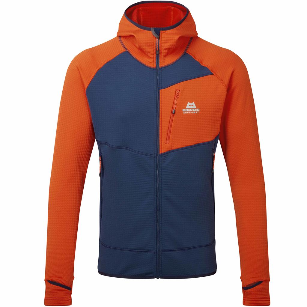 Eclipse Hooded Jacket - Medieval/Cardinal Orange