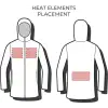 HeatX Heated Oslo Coat Womens - Blå - Bilde 12
