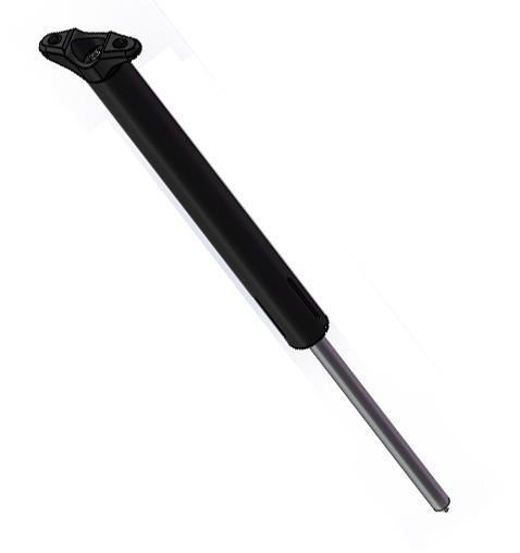 KS LEV Si Luftcartridge – Sort, 175mm, 2020>