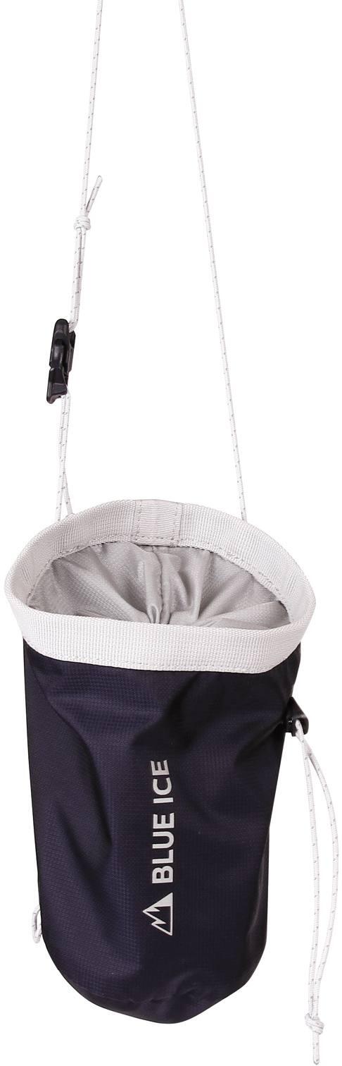 Blue Ice Sender chalk bag - black iris