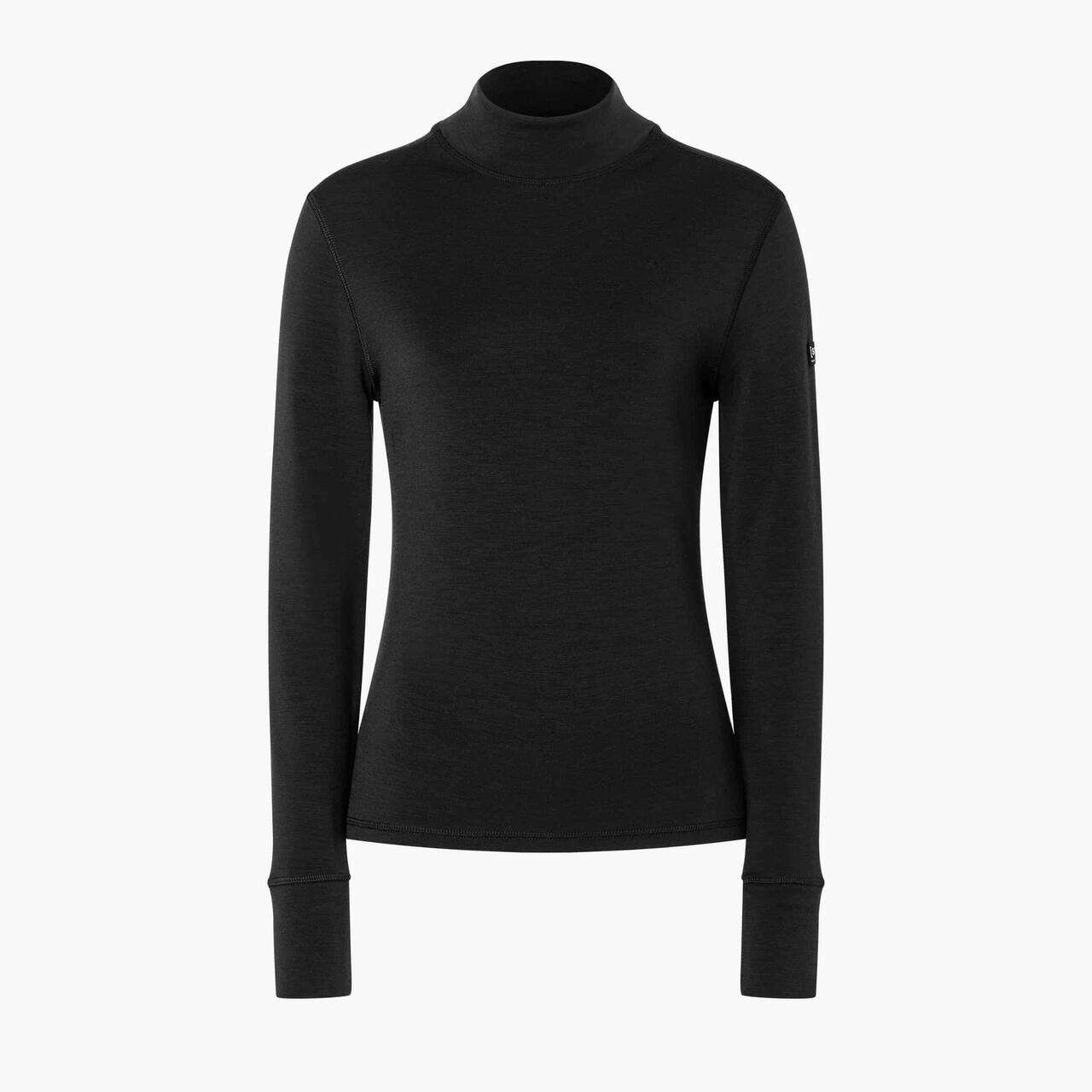 Super Natural W B Hot Turtleneck - Jet Black