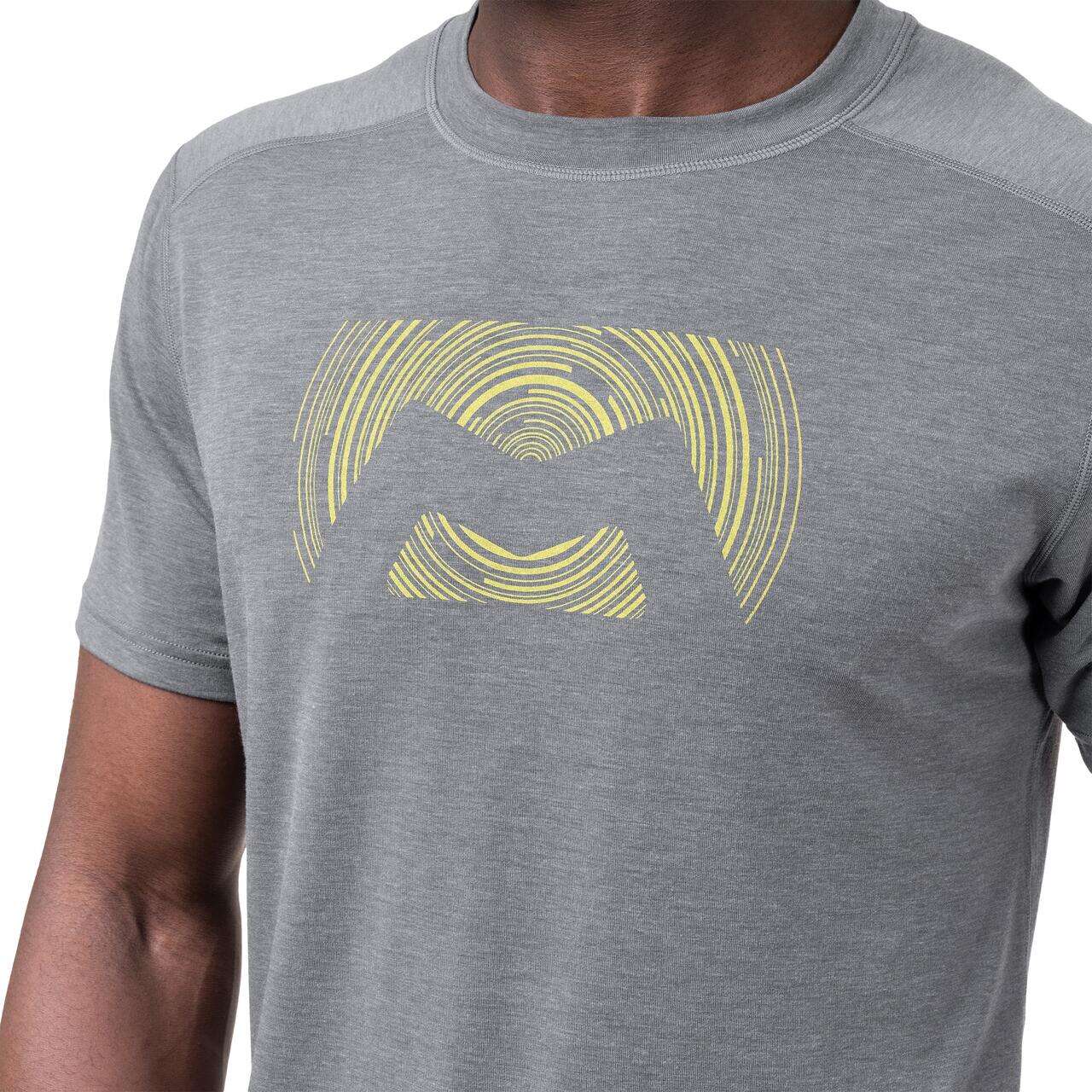 Mountain Equipment Headpoint Graphic t-skjorte – herre, Flint Grey - Bilde 4