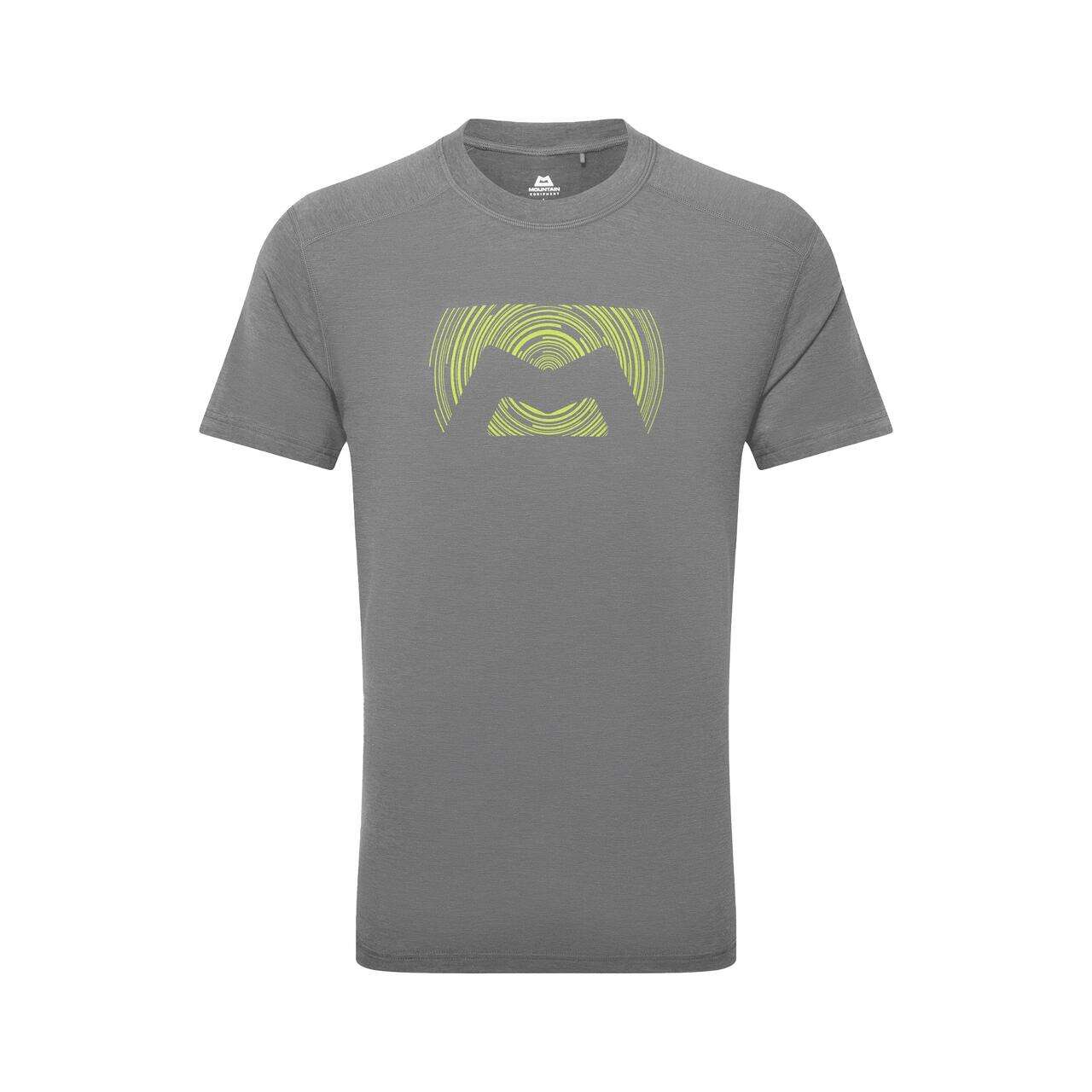 Mountain Equipment Headpoint Graphic t-skjorte – herre, Flint Grey