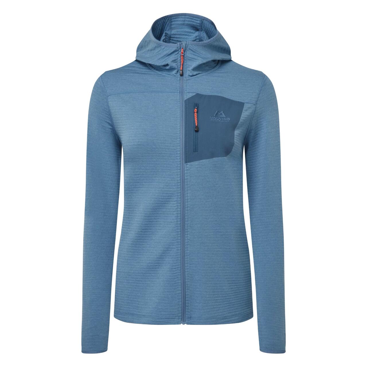Lumiko Hooded Wmns Jacket - Stellar Blue/Majolica Blue