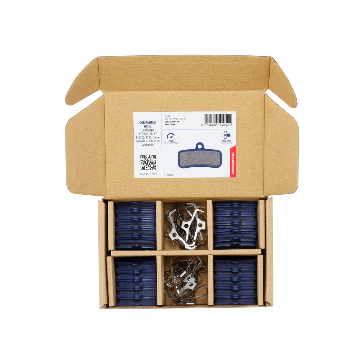 BBB DiscStop HP BBS-52D Skiveklosser – 20 par, Tektro, TRP, Shimano - Bilde 2