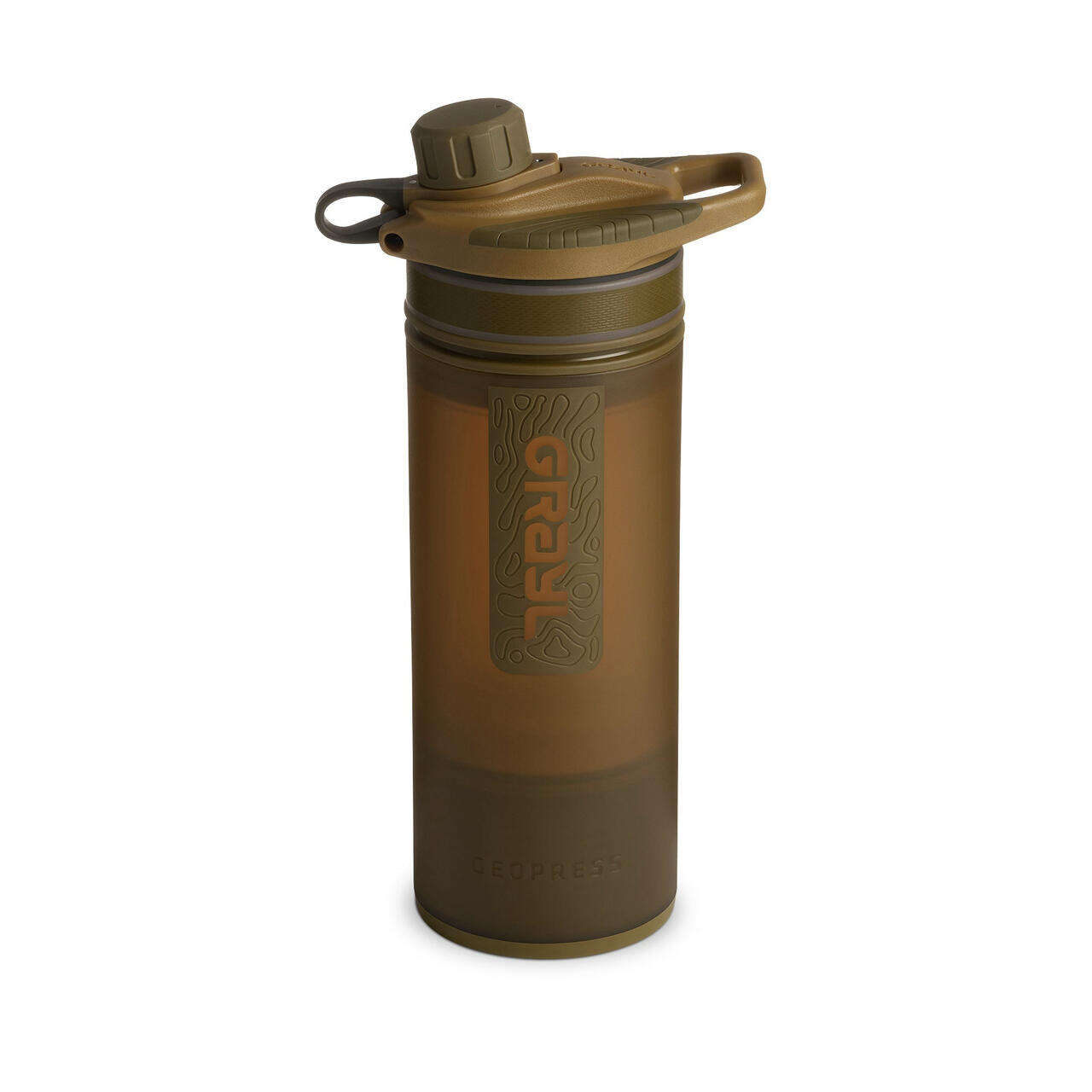 Grayl GeoPress® Purifier Bottle 710ml - Coyote Brown