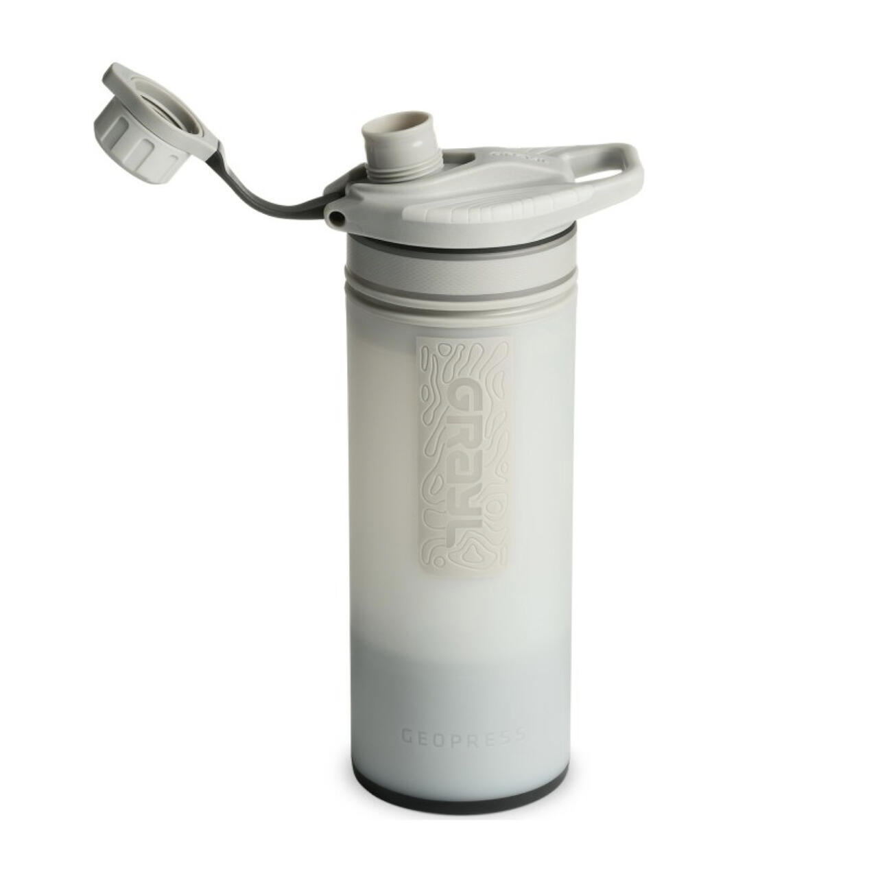 GeoPress® Purifier Bottle 710ml - Peak White - Bilde 2