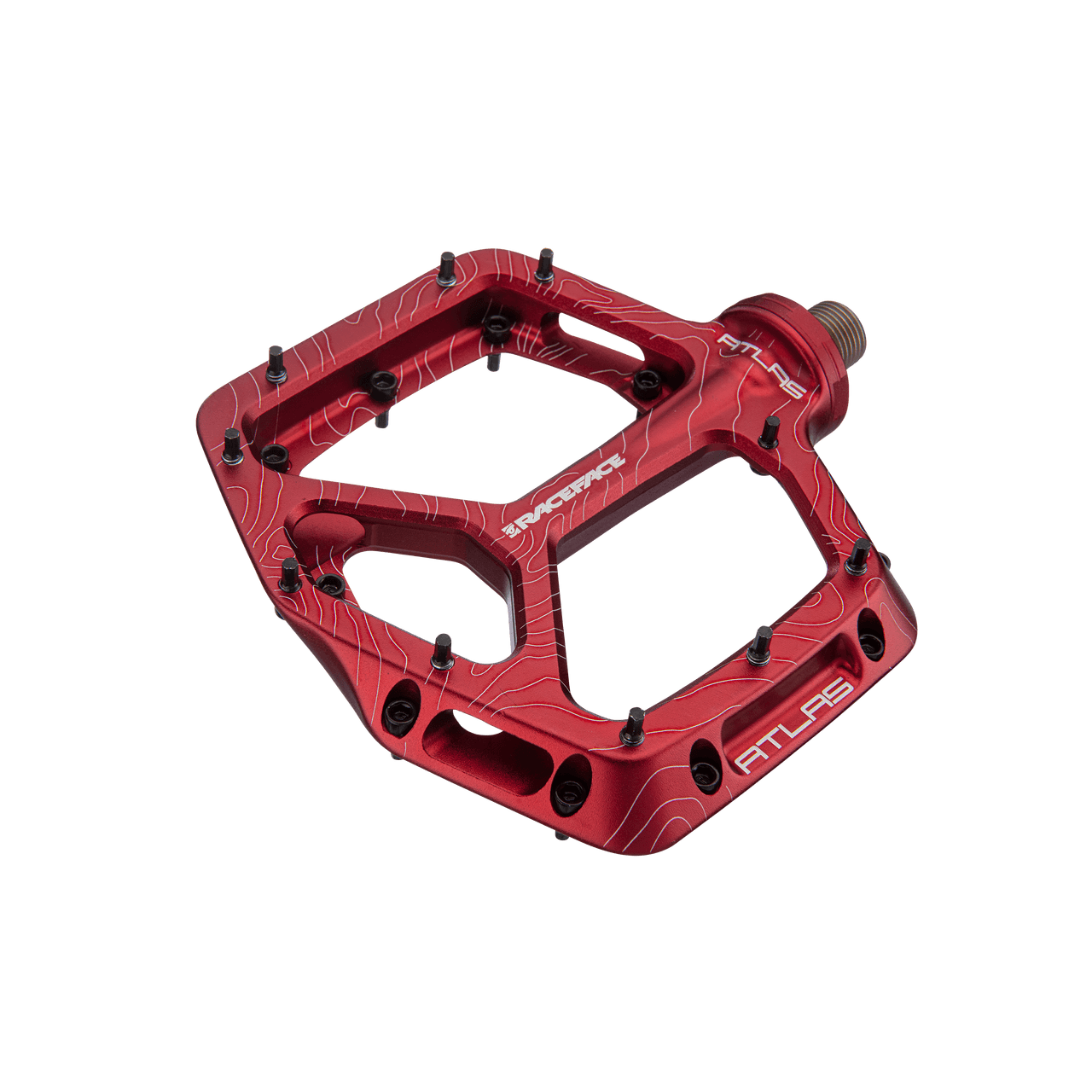 Race Face Atlas Gen. 2  Platform Pedaler - Rød