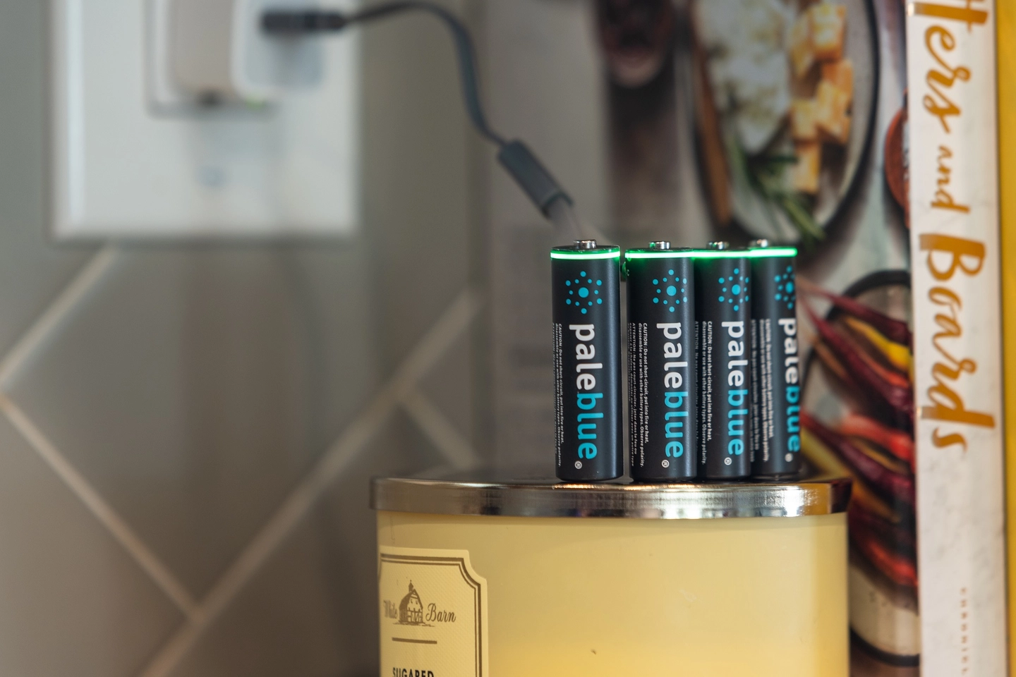 Pale Blue Li-Ion Rechargeabl AAA Battery - Bilde 7