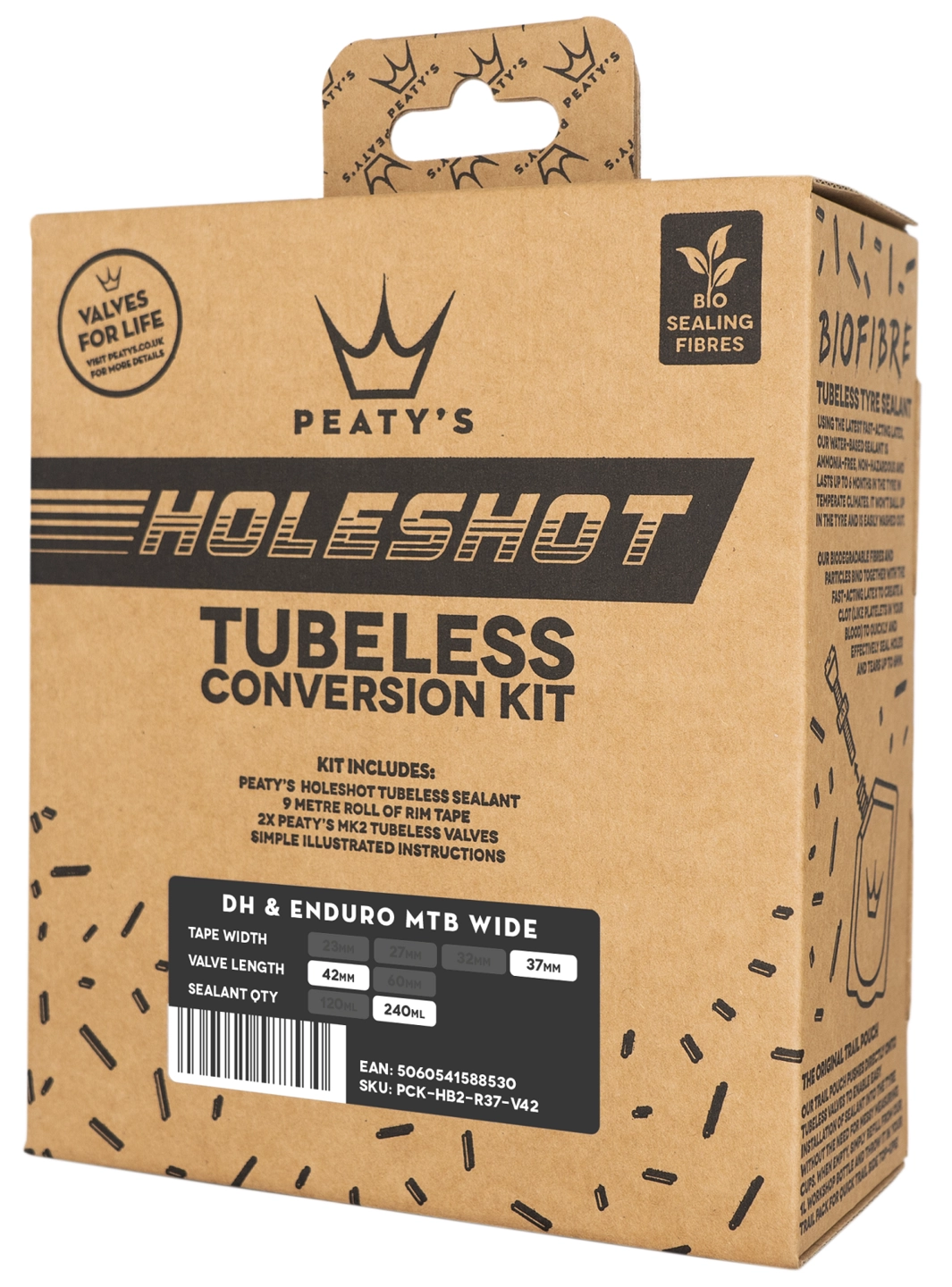 Peaty's Holeshot Tubeless Conversion Kit – 37mm - Enduro / DH (Wide)