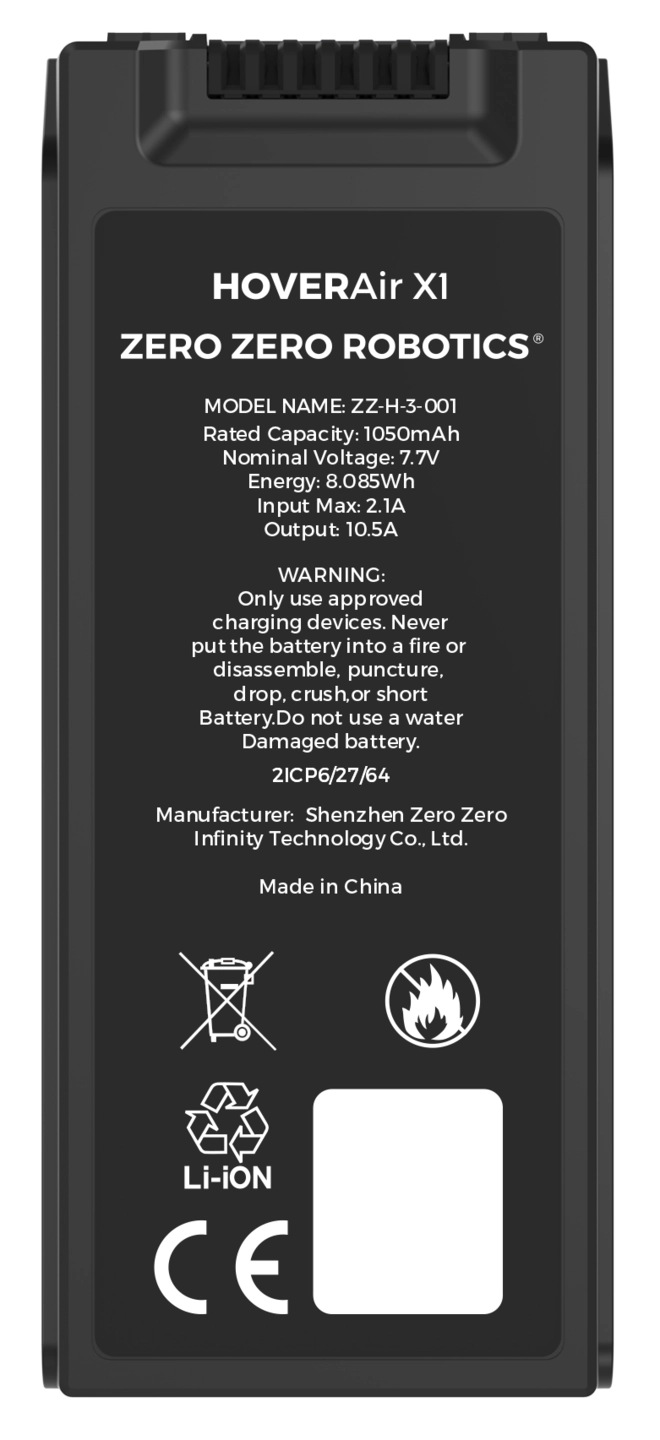 HoverAir X1 Battery – Black - Bilde 4