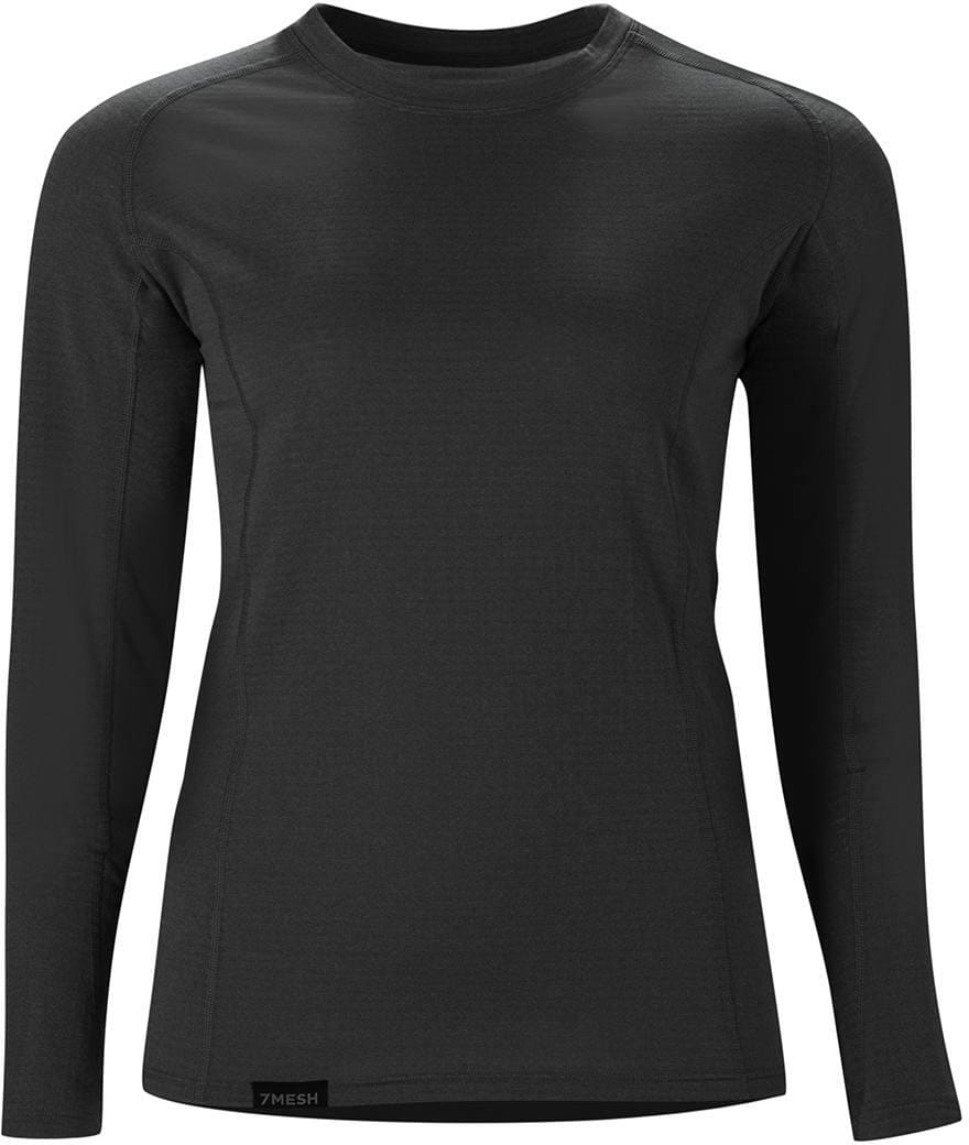 7mesh Gryphon Crew LS W's - black