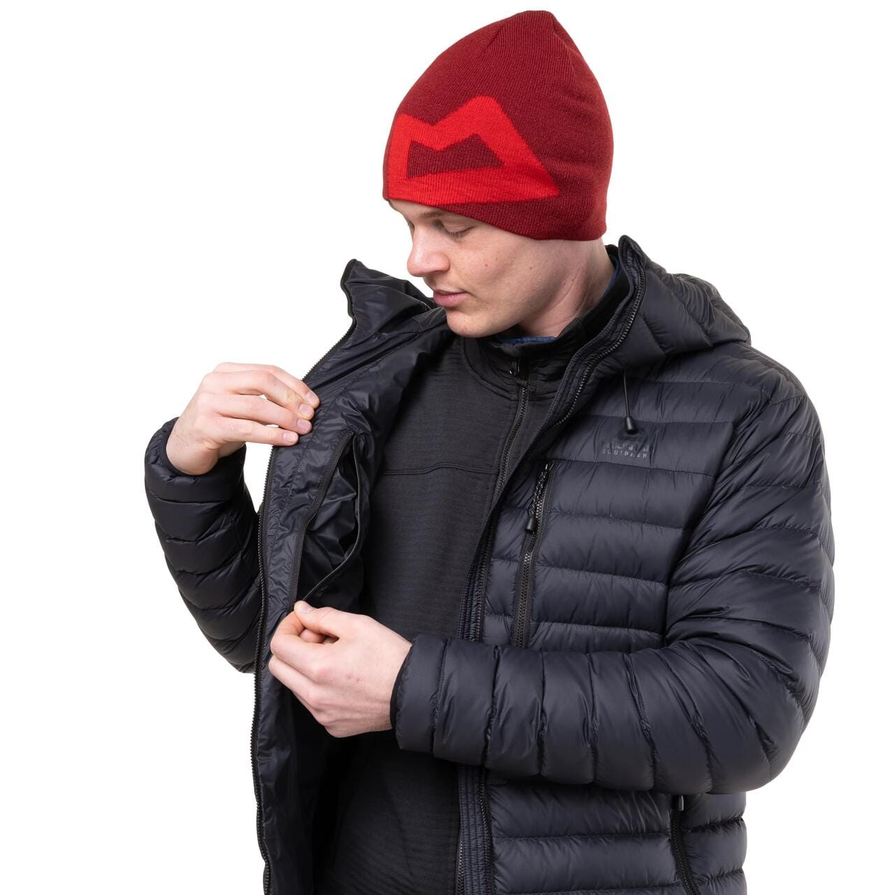 Earthrise Hooded Mens Jacket - Black/Black - Bilde 6