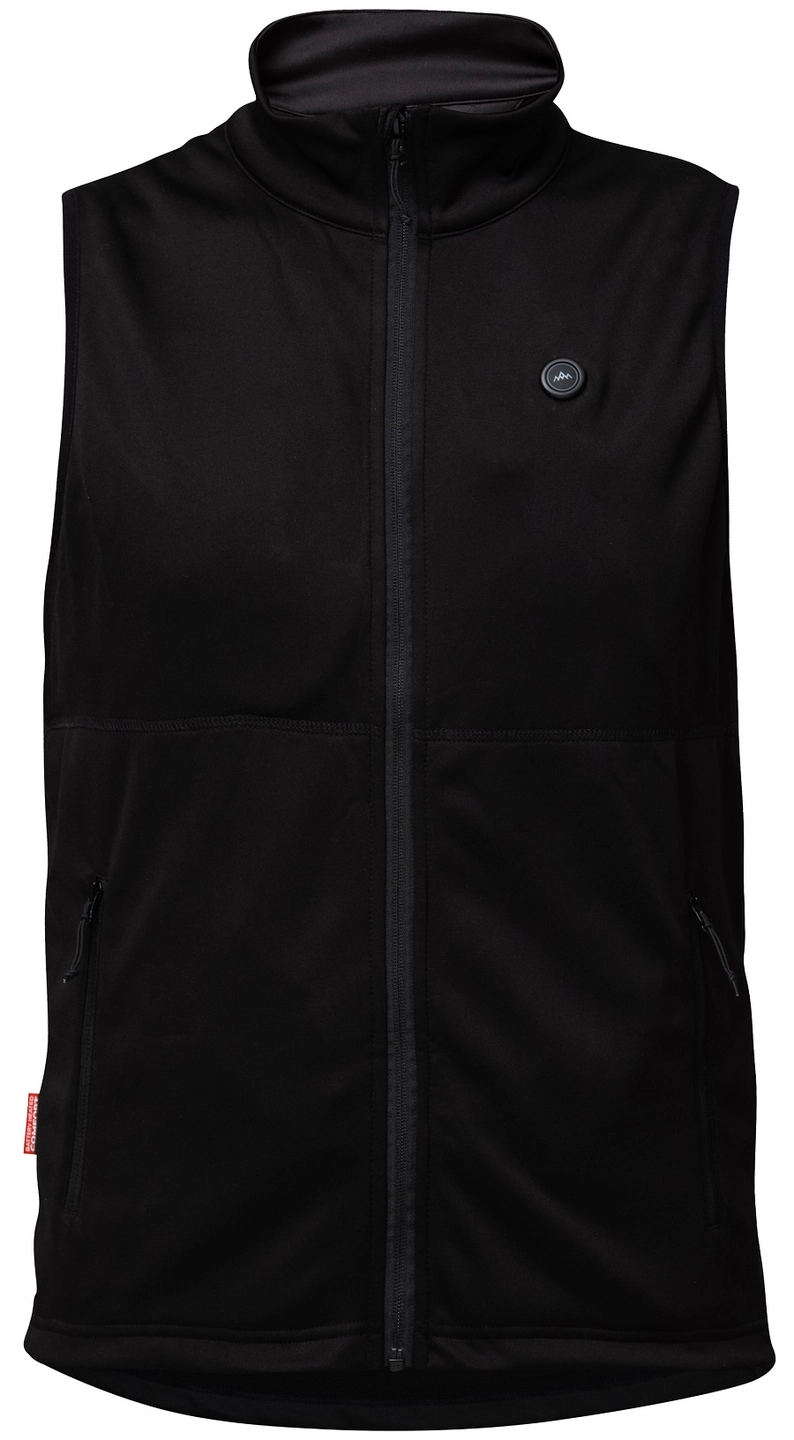 HeatX Heated Fleece Vest Mens - Svart - Bilde 9