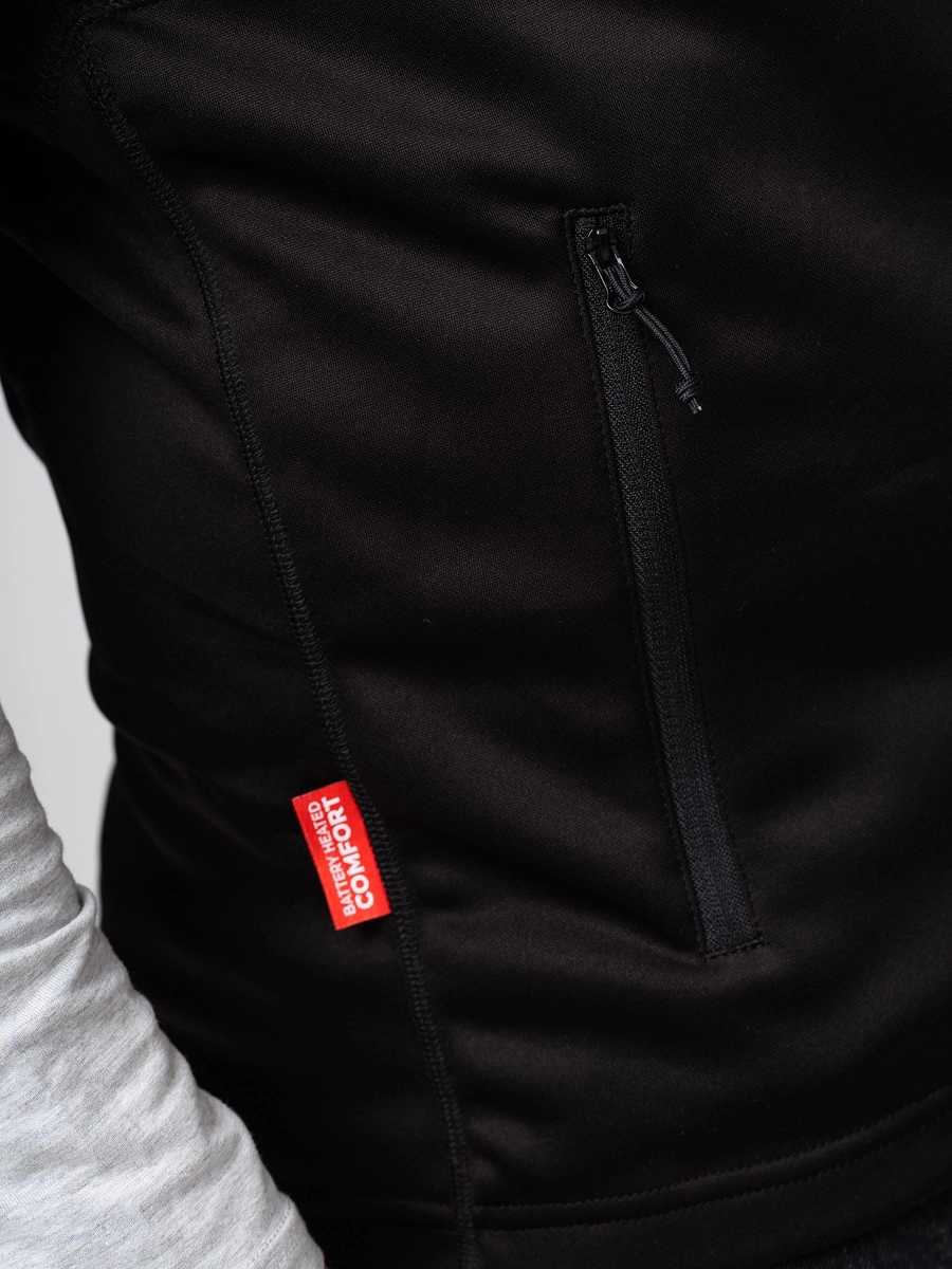HeatX Heated Fleece Vest Mens - Svart - Bilde 12
