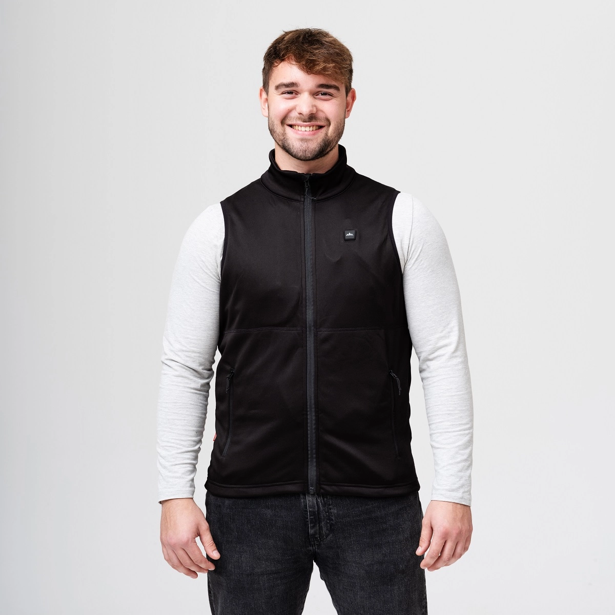 HeatX Heated Fleece Vest Mens - Svart - Bilde 3