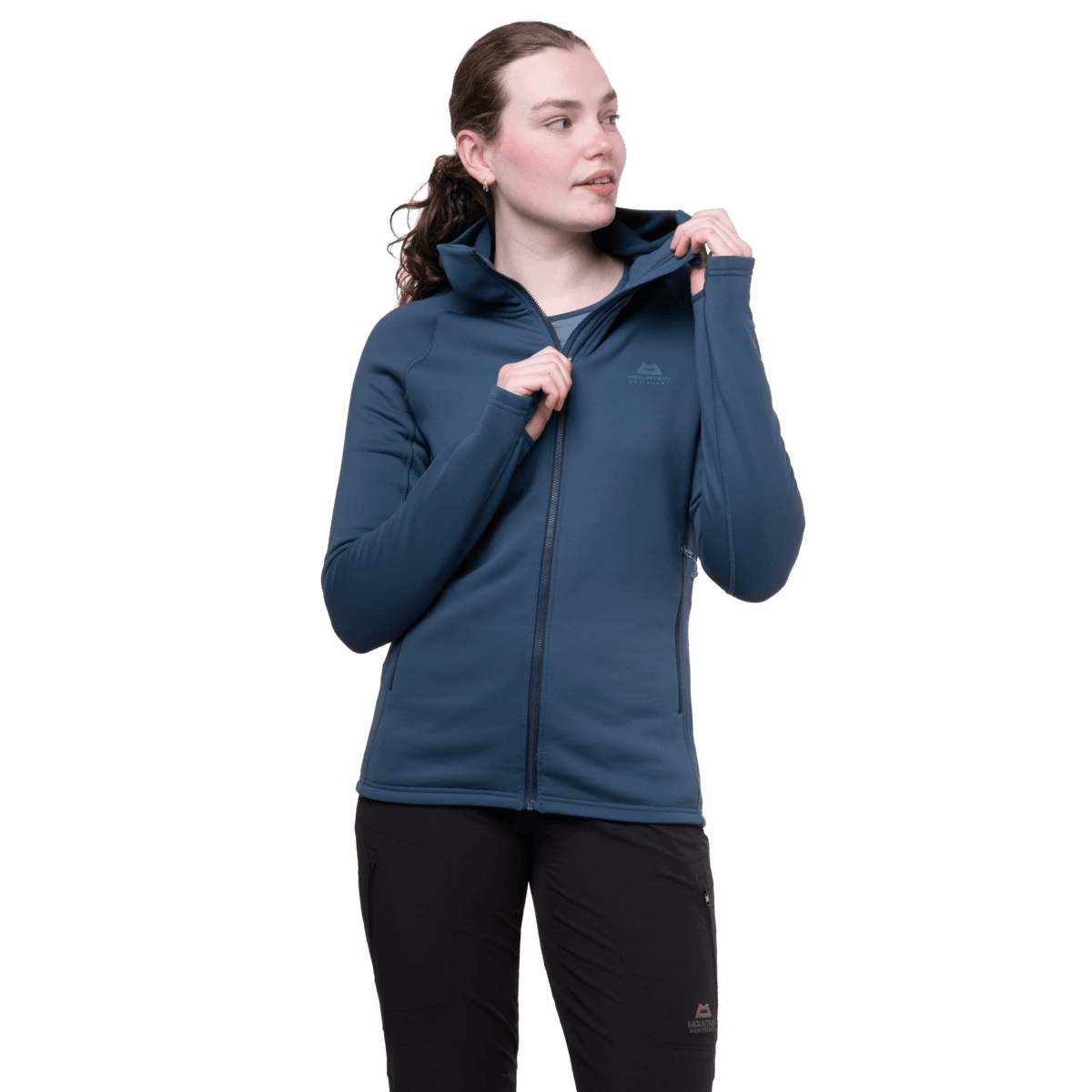 Mountain Equipment Jorasses jakke med hette – dame, Black - Bilde 5