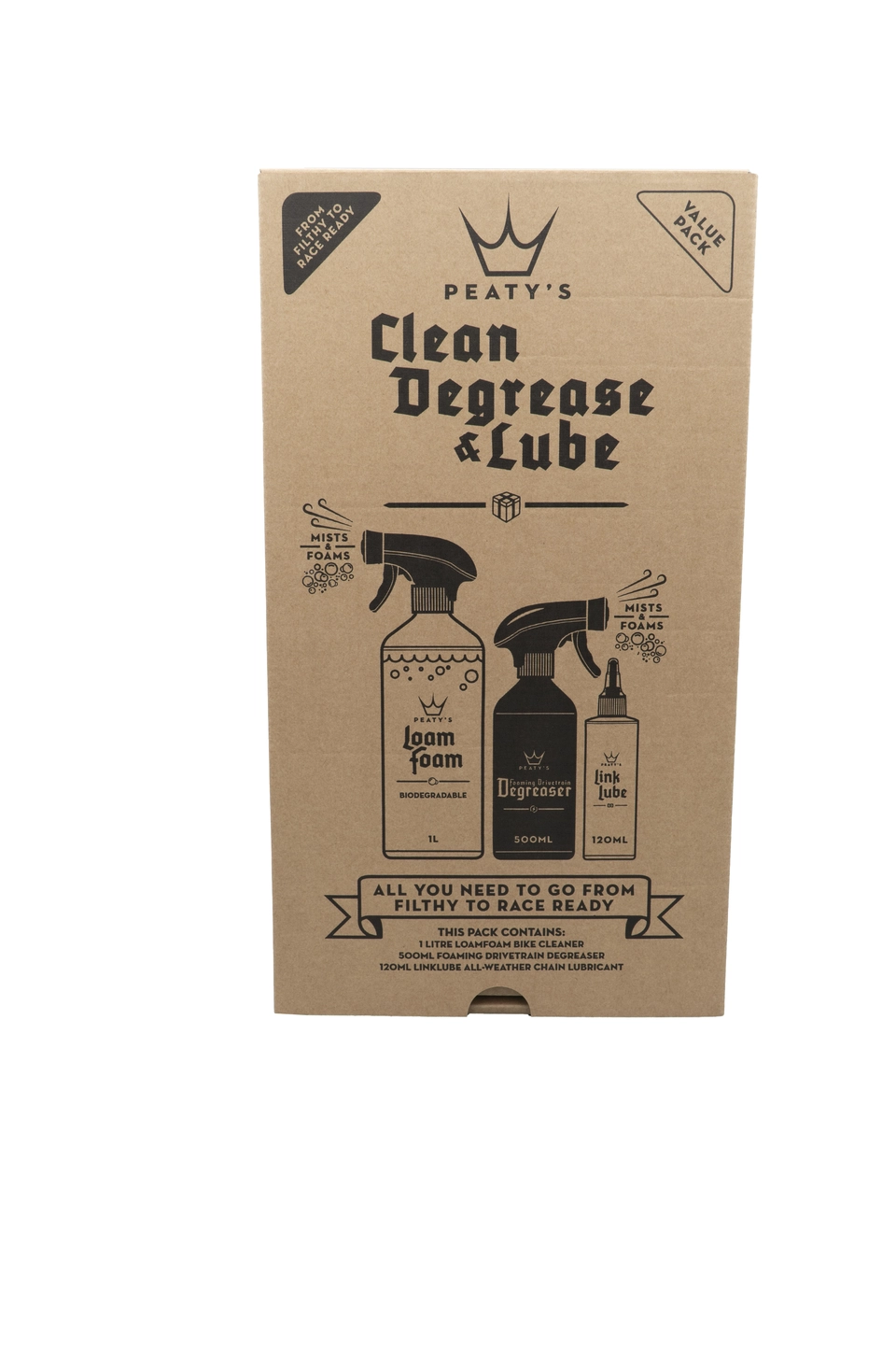 Peaty's Clean Degrease Lube Starter Pack - Bilde 2