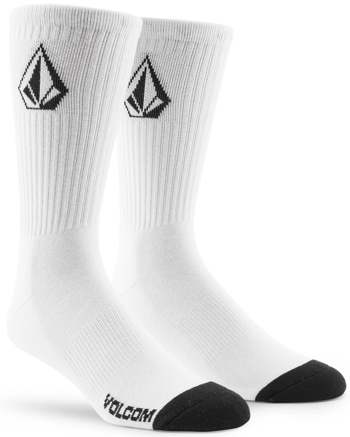 Volcom Full Stone Sock 3Pk – White - One Size