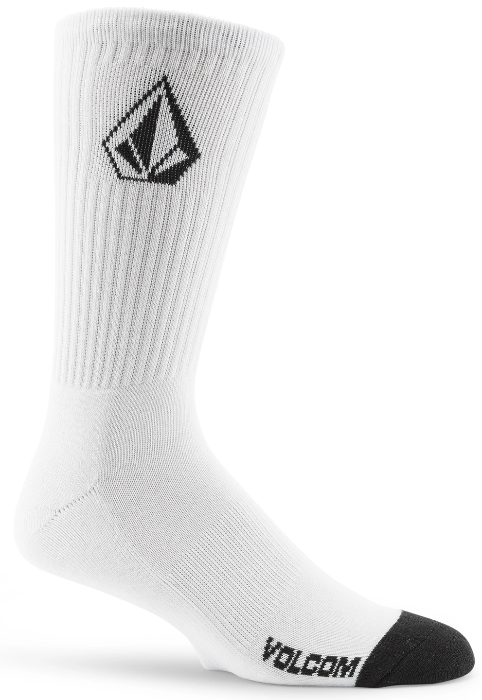 Volcom Full Stone Sock 3Pk – White - One Size - Bilde 2