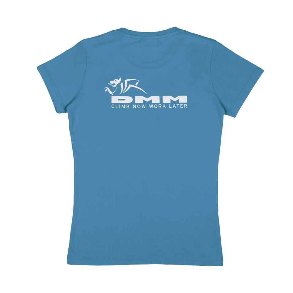 DMM Logo T-Shirt Women's - Cyan - Bilde 2