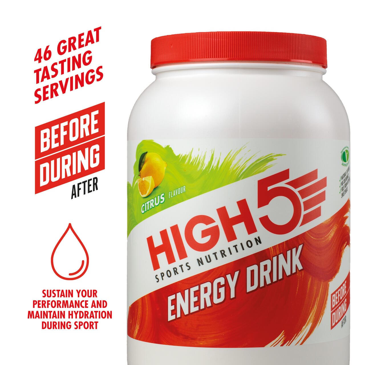 HIGH5 Energy Drink Sitrus - Bilde 2