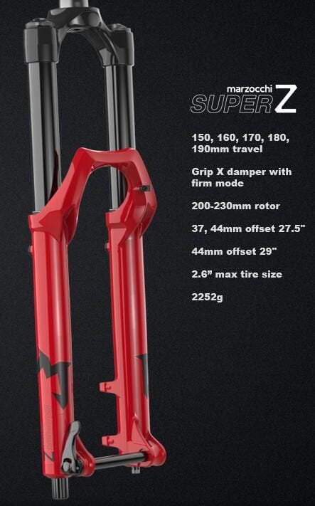 Marzocchi Super Z 29" 2025 - gloss red - Bilde 2