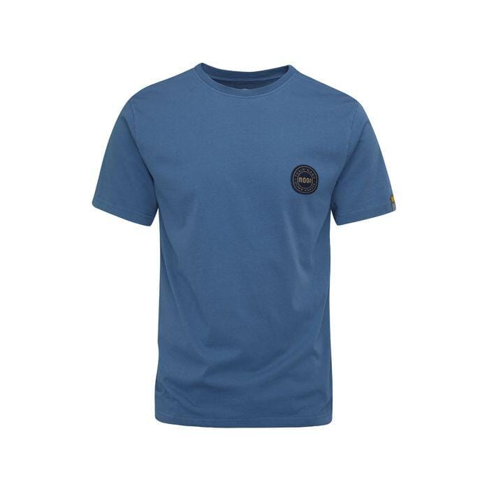 Moon Train hard badge TS - ink blue