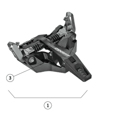 Dynafit Front Unit Blacklight