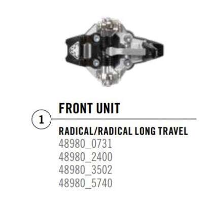 Dynafit Front Unit Radical ST - silver/bk