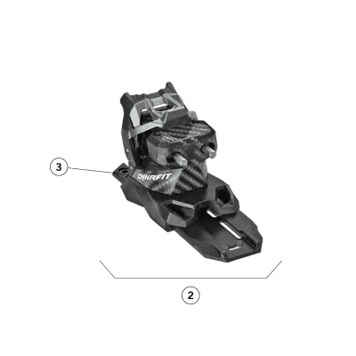 Dynafit Heel Unit Blacklight Carbon Pro