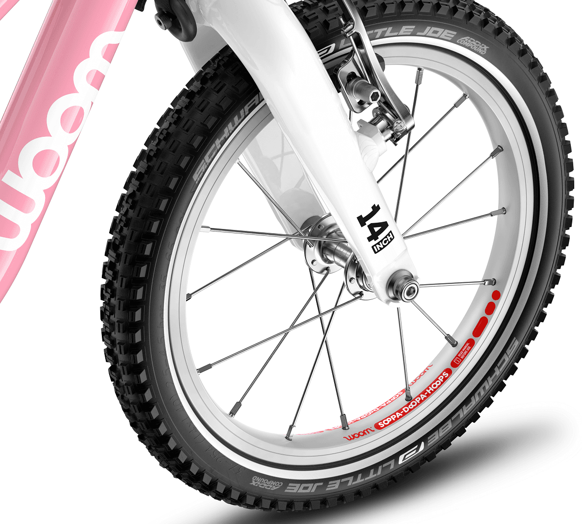 Woom Go 2 14" - Rosa - Bilde 7