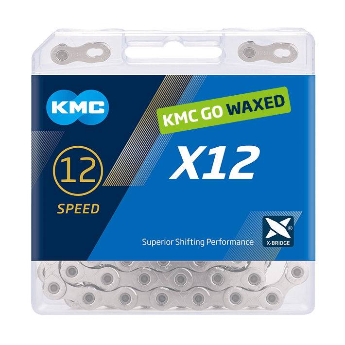 KMC X12 Go Waxed Kjede Sølv - Bilde 2