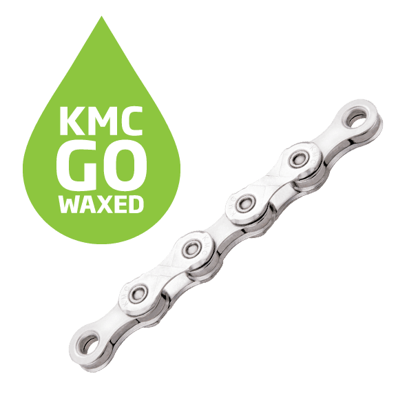 KMC X12 Go Waxed Kjede Sølv