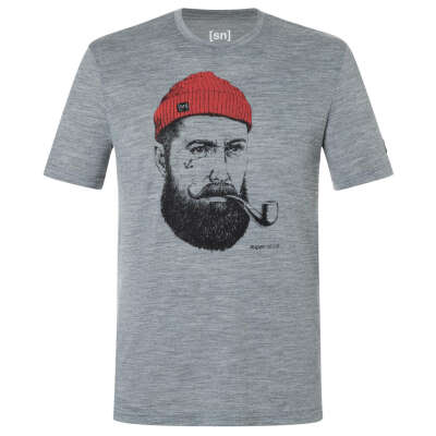 M Stian Sailor Tee - Cashmere Grey Melange/Jet Black