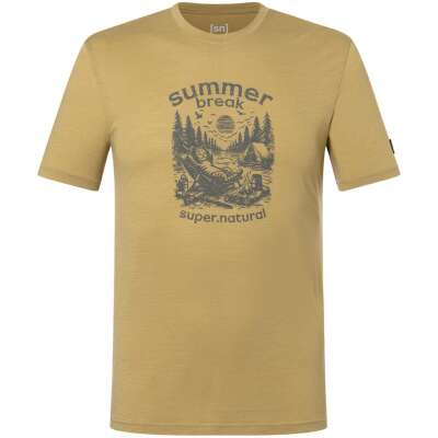 M Summer Break Tee - Sahara/Cashmere Grey Melange
