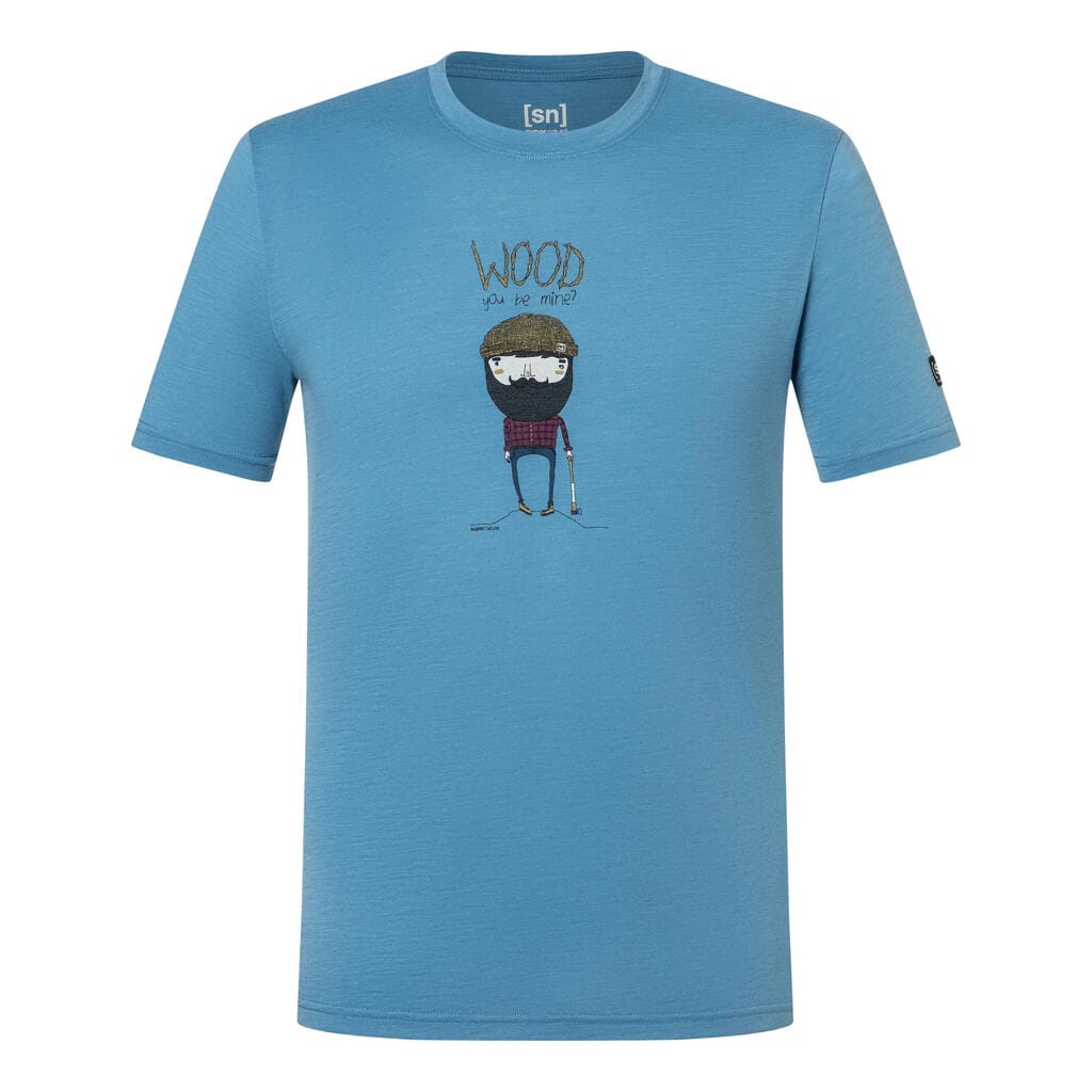Super Natural M Wood Crafti Tee - Blue Heaven/Various