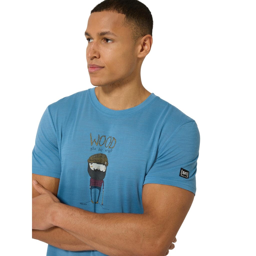 Super Natural M Wood Crafti Tee - Blue Heaven/Various - Bilde 5