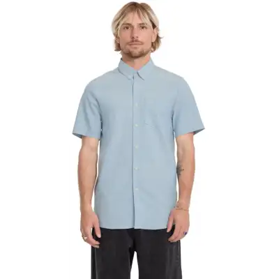 Volcom Everett Oxford SS - Blå