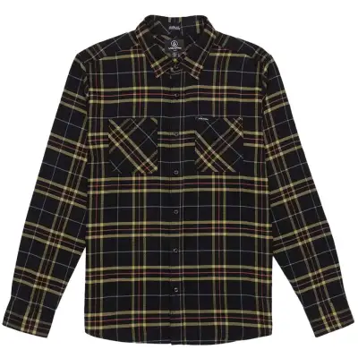 Volcom Netastone Flannel LS - Svart