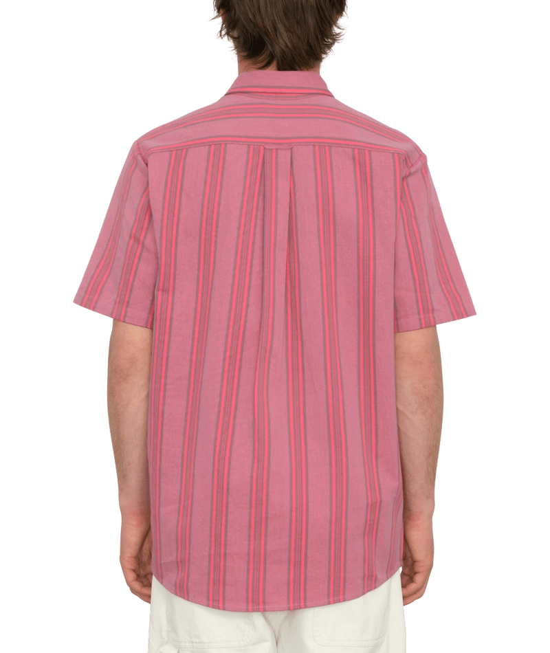 Volcom Newbar Stripe SS - Rød - Bilde 2