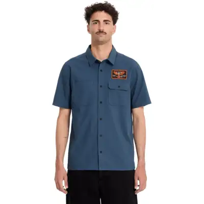 Volcom Slab City SS - Blå