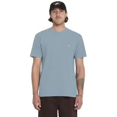 Volcom Solid Stone Emb SS Tee - Blå
