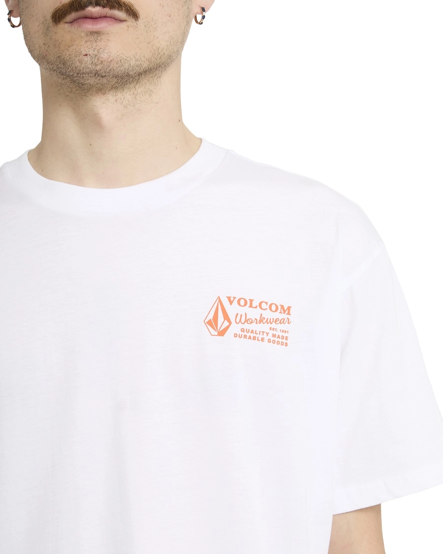 Volcom Workwear SS Tee - Hvit - Bilde 5
