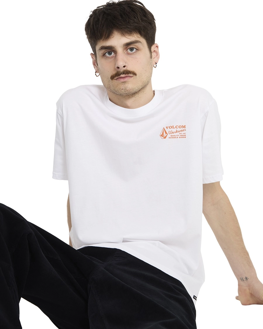 Volcom Workwear SS Tee - Hvit - Bilde 6