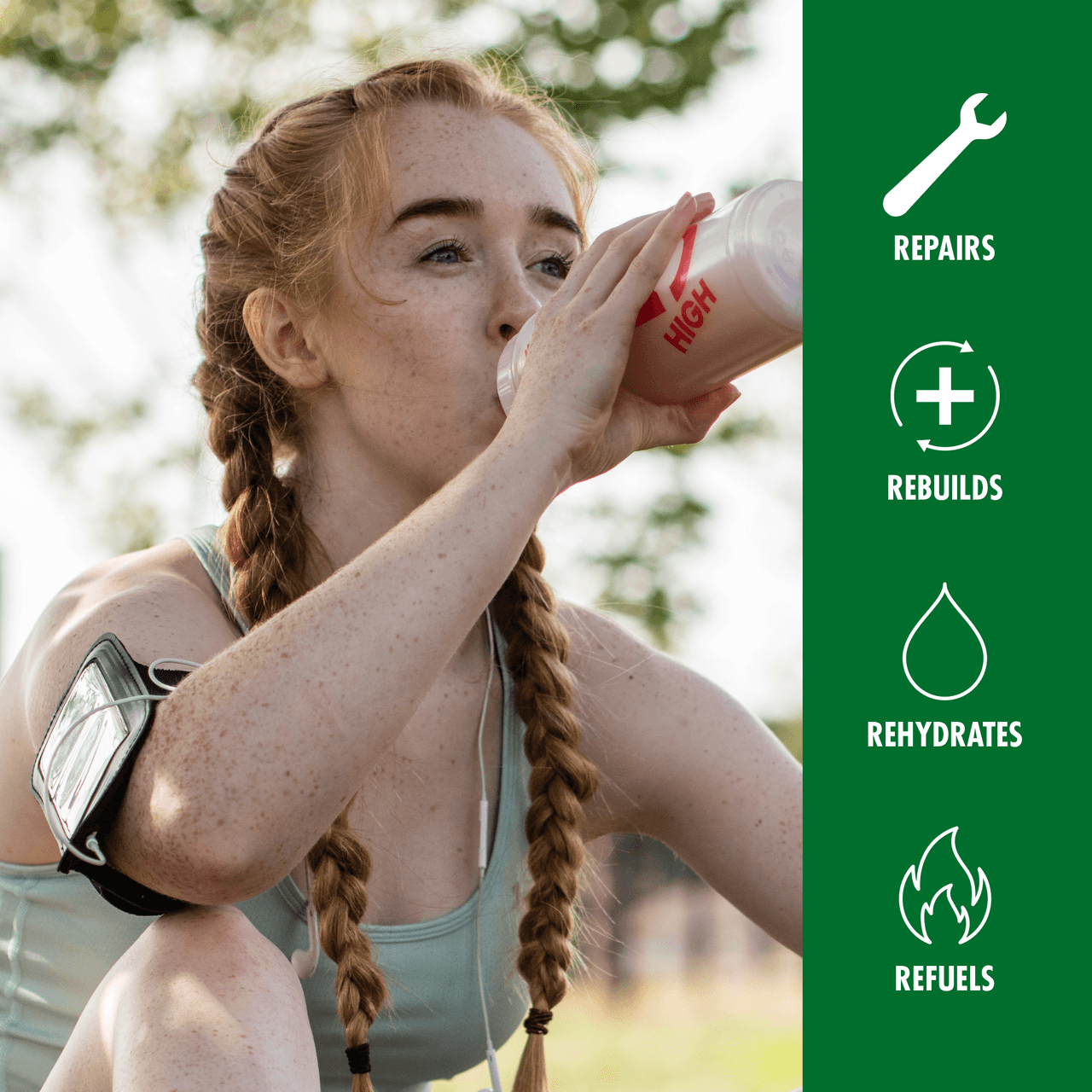 HIGH5 Recovery Drink Plant Sjokolade - Bilde 4