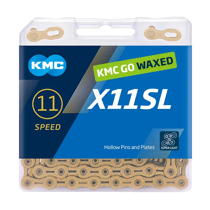 KMC X11SL Ti-N Go Waxed Kjede Gull - Bilde 2