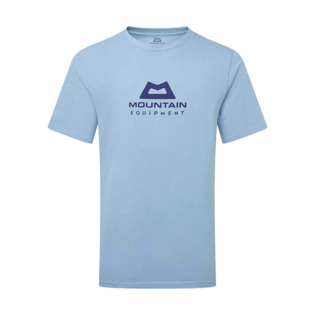 Mountain Equipment Emblem t-skjorte – herre, Heritage Blue