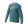 Alpinestars A-Dura Ride LS Trøye - Blå/Grønn